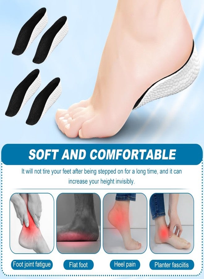 BNYTXV 2 Pairs Shoe Lift Height Increase Insoles for Men and Women, Shoe Insert Height Boosters Arch Support Orthotic High Cushions (2.5cm) - Image 4